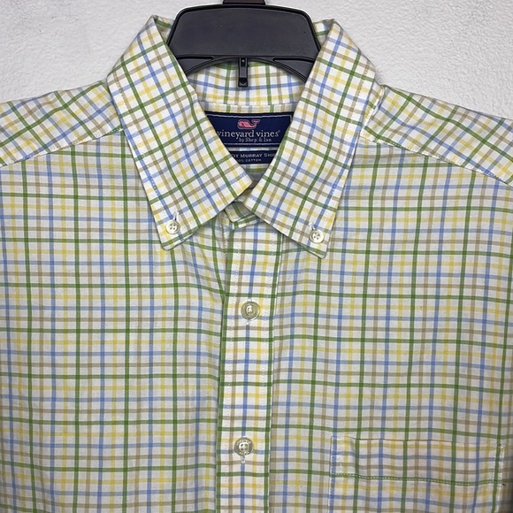 EUC Vineyard Vines Button Down Long-Sleeve Slim-Fit Murray Men’s Size M - Picture 4 of 9